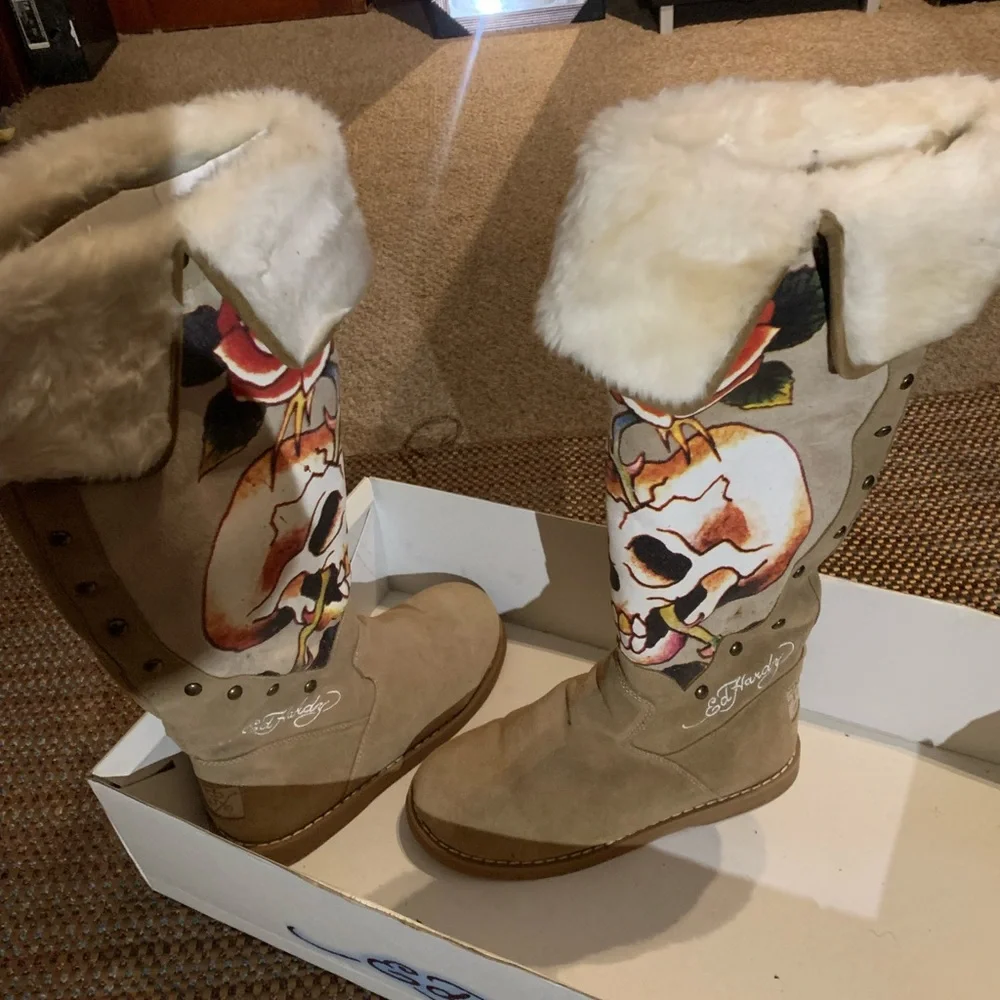 Ed hardy boots - Picture 3 of 4